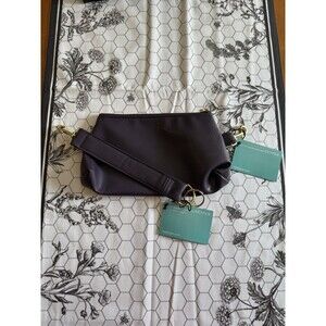 Keyper Two-Piece Keyper and IT Bag Luxe Set Silver Dark Purple